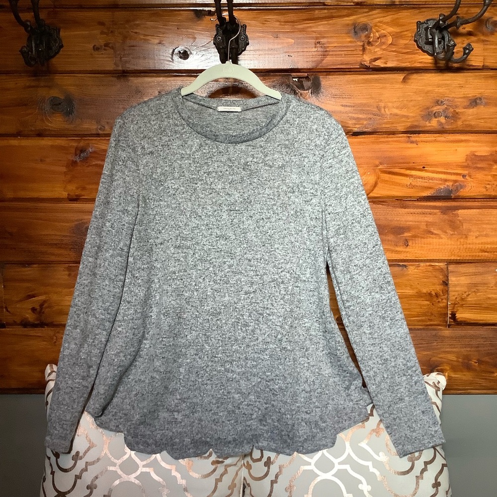 Scalloped Hem Top